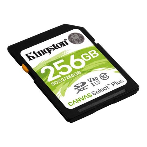 <![CDATA[KINGSTON 256GB Canvas Select Plus SDS2/256GB SDXC HAFIZA KARTI]]>