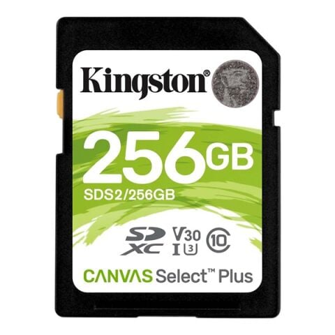 <![CDATA[KINGSTON 256GB Canvas Select Plus SDS2/256GB SDXC HAFIZA KARTI]]>