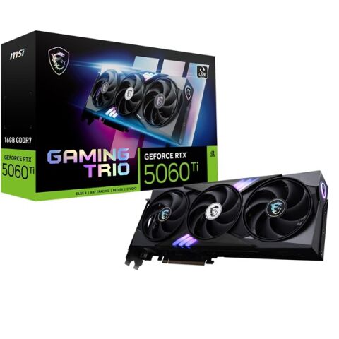 MSI 16GB RTX5060TI GAMING TRIO 16G GDDR7 128bit HDMI-DP PCIE 5.0