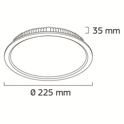 Goya Gy 1773-32 32W Sıva Altı LED Backlight Armatür