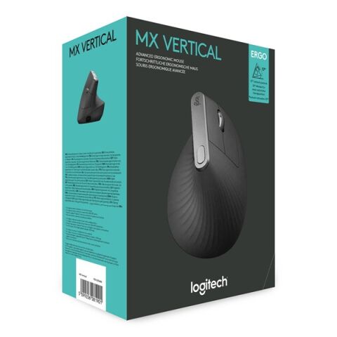 LOGITECH Mx Vertıcal Gelişmiş Ergonomik Mouse-Siyah 910-005448