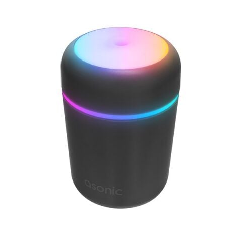 ASONIC HN21 Matte Gri 2W 300ML kapasiteli 4 Saat Çalışabilir RGB Mini Oda Nemlendirici