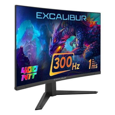 EXCALIBUR 27'' VA E27FVC-E 1MS 300Hz HDMI-DP Kavisli Gaming Monitör (1920 X 1080)
