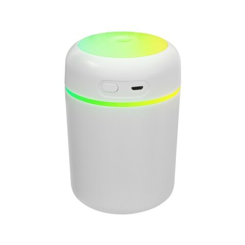 ASONIC HN21 Matte Beyaz 2W 300ML kapasiteli 4 Saat Çalışabilir RGB Mini Oda Nemlendirici