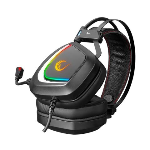 Rampage PHANTOM X1 Siyah USB 7.1 Surround RGB Işık Efektli Gaming Mikrofon & Kulaklık