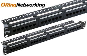 ORing Networking PPC5U24S UTP Cat5e 24 Port Patch Panel - Straight