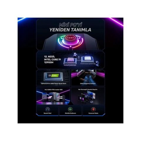 <![CDATA[RAXIUS MP M1A İ9 3080-129H001 CORE i9 12900H 32GB RAM 512GB NVME RTX 3080 FDOS GAMING MINI PC]]>