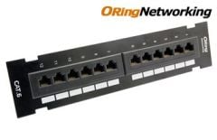 ORing Networking UTP Cat6 12 Port Vertical Patch Panel