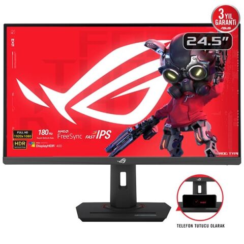 ASUS 24.5'' FAST IPS ROG STRIX XG259CS 1MS 180HZ HDMI-DP USBC PIVOT GAMING MONİTÖR 1920X1080
