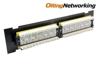 ORing Networking UTP Cat6 24 Port Patch Panel - Straight