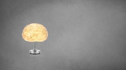 Bouffee Cloud Şarjlı Abajur Bulut Aydınlatma Gün Işığı Krom Tek Ayak