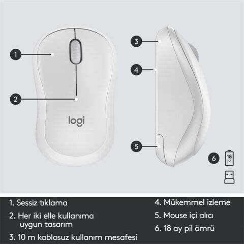 LOGITECH MK295 Kablosuz Klavye