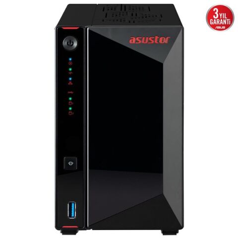 <![CDATA[ASUSTOR AS5402T-8GB CELERON N5105-8GB RAM-2-diskli Nas Sunucu (Disksiz)]]>