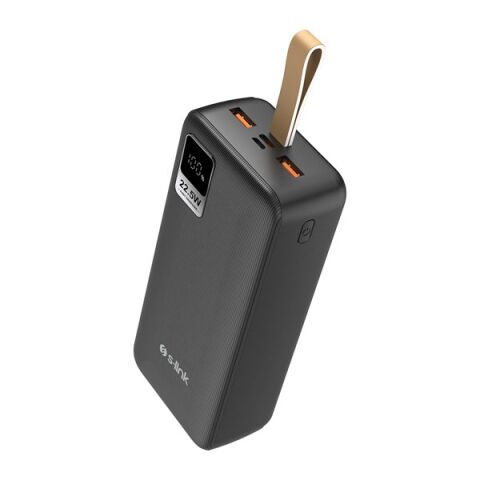 <![CDATA[S-LINK G330 30000mAh Micro+Type-C+USB PD20W+QC3.0 18W Siyah LCD Taşınabilir Pil Şarj Cihazı Powerbank]]>