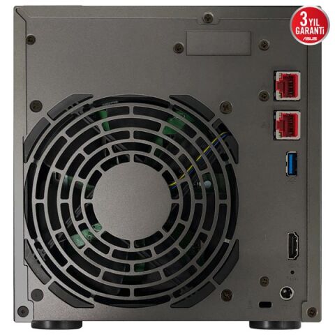 ASUSTOR LOCKERSTOR 4 Gen2 AS6704T-16GB CELERON N5105-16GB RAM-4diskli Nas Server (Disksiz)