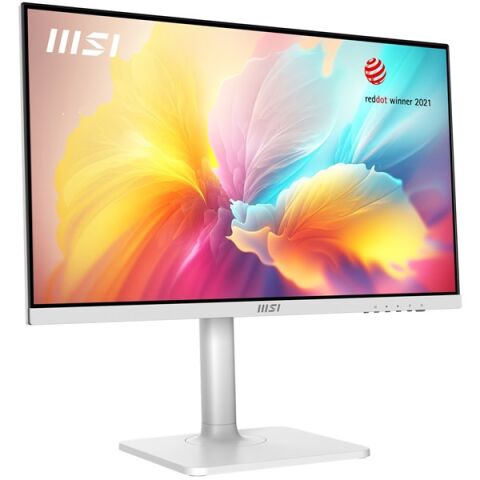 MSI 23.8'' FLAT IPS MODERN MD2412PW 1MS 100HZ HDMI USBC PIVOT MONİTÖR BEYAZ