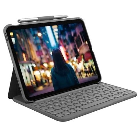 Logıtech Slim Folio For İpad 10.9'' (10Th Gen) - Gri Türkçe 920-011415