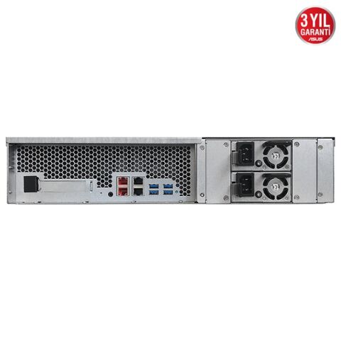 ASUSTOR AS6512RD-32GB ATOM QC C3538-32GB RAM-12-diskli RACK NAS SUNUCU