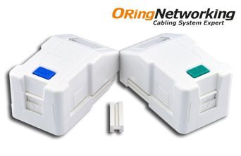 ORing Networking WO-FP121 1 Port Face Plate 45x45mm