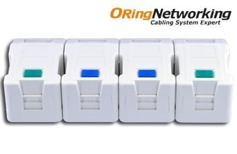 ORing Networking WO-FP121 1 Port Face Plate 45x45mm
