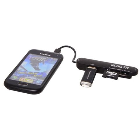 S-link SMG-420 Usb USB Micro 5P to USB Hub + Kart Okuyucu