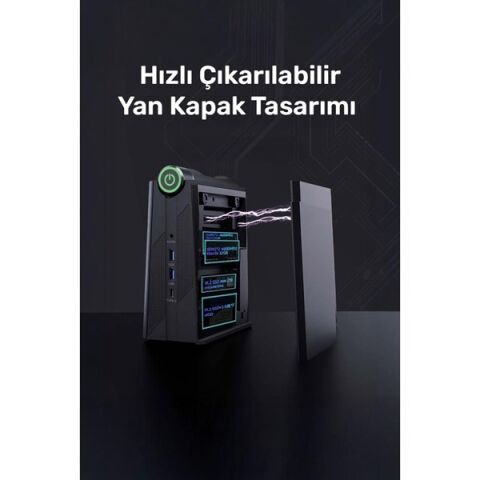 RAXIUS MP AM08 PRO R7 780M-845HS001 RYZEN 7 8845HS 32GB RAM 1TB NVME O/B UHD FDOS MINI PC