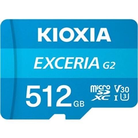 <![CDATA[KIOXIA 512GB EXCERIA G2 LMEX2L512GG2 4K MICRO-SD HAFIZA KARTI]]>