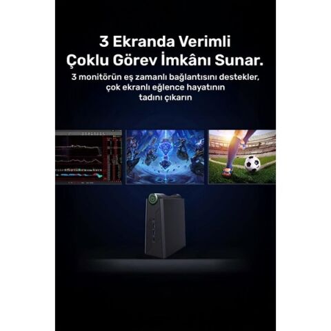 RAXIUS MP AM08 PRO R7 780M-845HS001 RYZEN 7 8845HS 32GB RAM 1TB NVME O/B UHD FDOS MINI PC