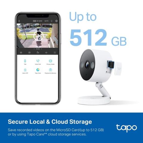 <![CDATA[TP-LINK Tapo C120 İç/Dış Mekan IP WIFI Ev Güvenliği Kamerası]]>