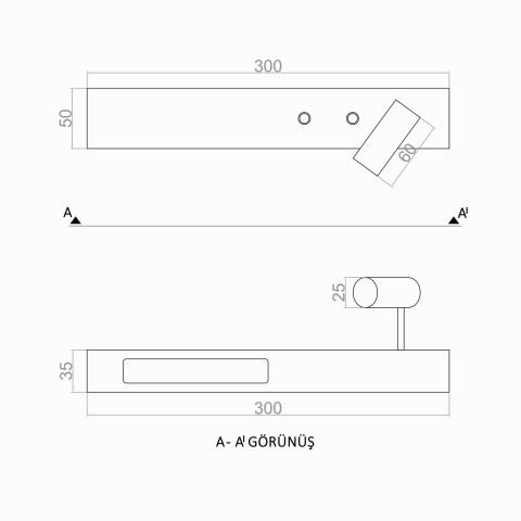 Led Aplik PLA74225 Pixar Duvar Aplik