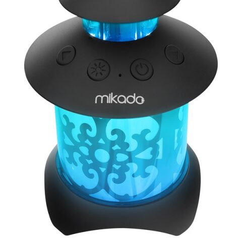 <![CDATA[MIKADO MD-20BT Siyah 5W 1200mAh BT-LED Işıklı Bluetooth Hoparlör]]>