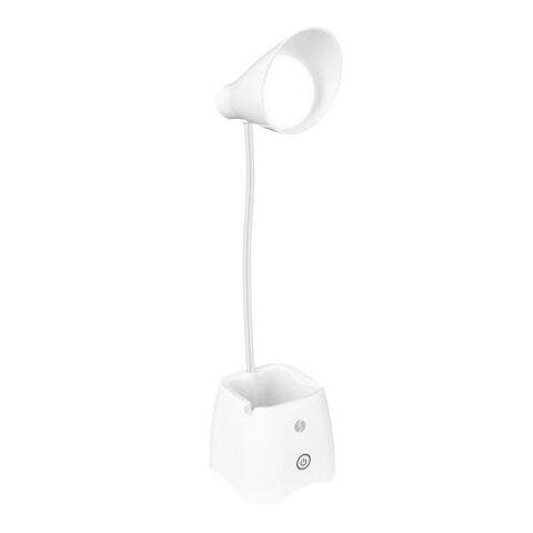 <![CDATA[S-link SL-M9052 Beyaz 14 Ledli 3V 500mAh Kalemlikli Masa Lambası]]>