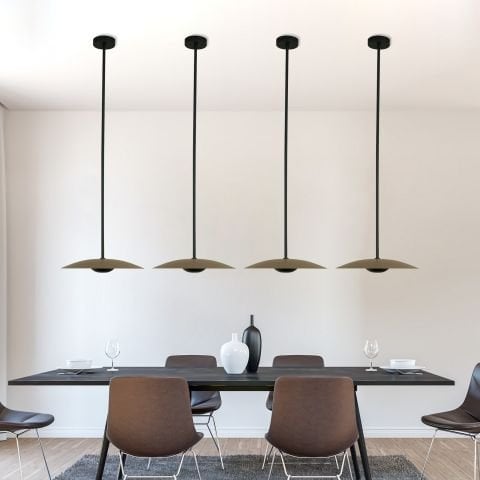 Sarkıt Led Avize Oval Circle PLA32148 Led Avize