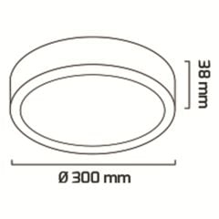 Goya Gy 1883-24 Sıva Üstü Led Panel Armatür