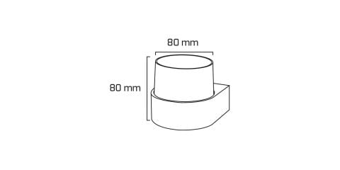 Goya Gy 7231 5 Watt  Plastik Gövdeli Duvar Aplik