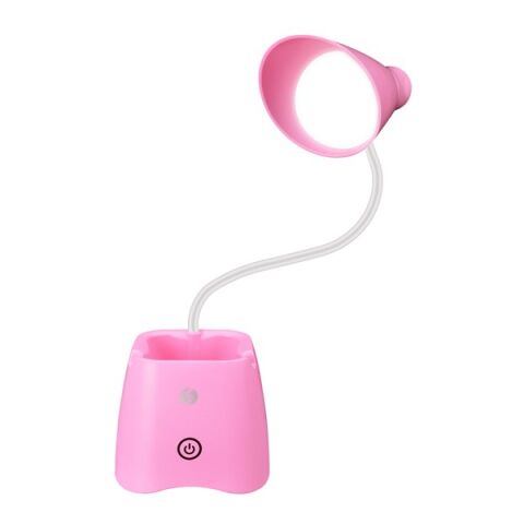 <![CDATA[S-link SL-M9052 Pembe 14 Ledli 3V 500mAh Kalemlikli Masa Lambası]]>