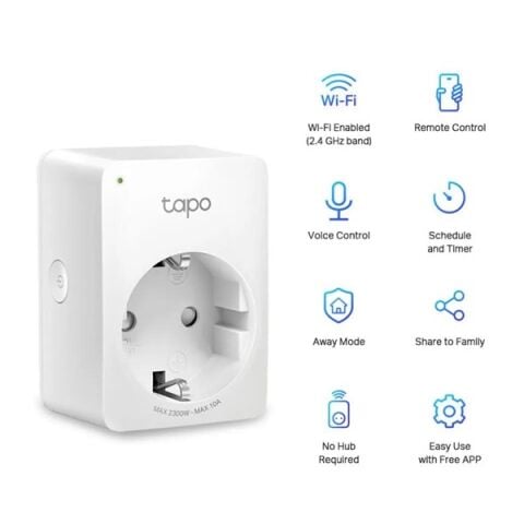 TP-LINK TAPO P100 Mını Wi-Fi Akıllı Priz 2-li paket