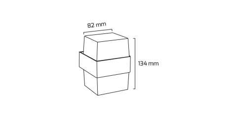 Goya Gy 7230 9 Watt  Plastik Gövdeli Duvar Aplik