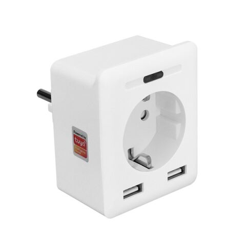<![CDATA[S-Link Swapp SL-04 10A Akım Korumalı Akıllı Priz 2 USB 2.4 Ghz Wifi TUYA Destekli]]>