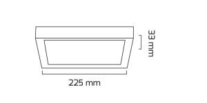 Goya Gy 1884-18 18W Sıva Üstü LED Panel Armatür