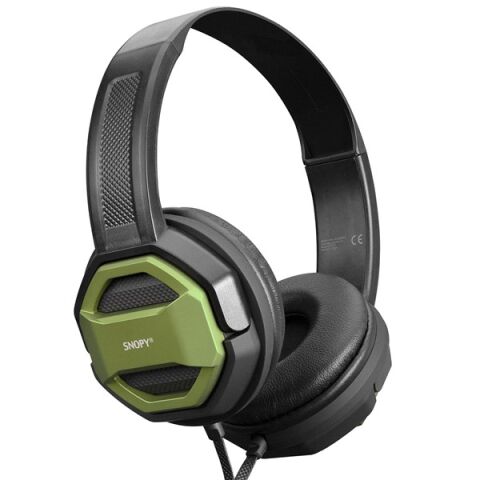 <![CDATA[Snopy SN-101 BONNY Yeşil PC&Telefon Mikrofonlu Kulaklık]]>