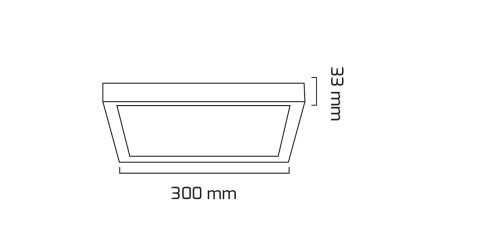 Goya Gy 1884-24W Sıva Üstü LED Panel Armatür