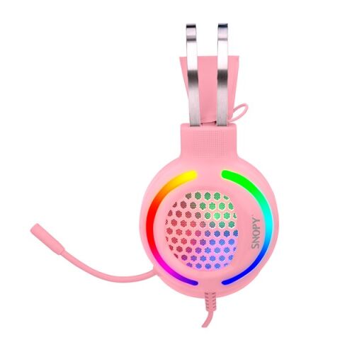 <![CDATA[Snopy SN-GX82 PINKY Pembe 3,5mm Gaming Oyuncu Mikrofonlu Kulaklık]]>