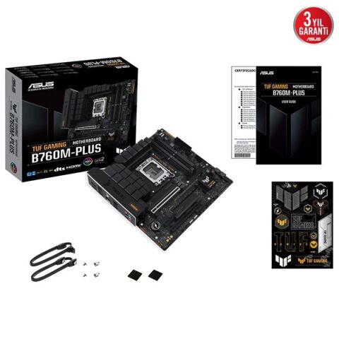 ASUS TUF GAMING B760M-PLUS II DDR5 HDMI-DP PCIE 1700P MATX
