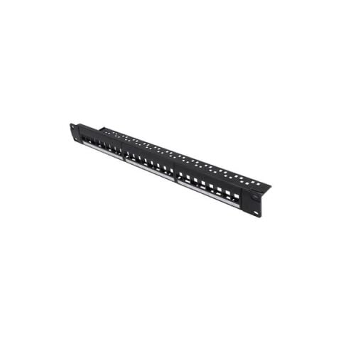 PG 1U 24port Cat6 Utp Boş Patch Panel PG-24-B