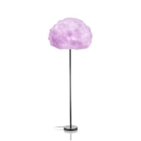 Bouffee Cloud Siyah Ayaklı RGB Işık Kumandalı 16 Renk Bulut Lambader