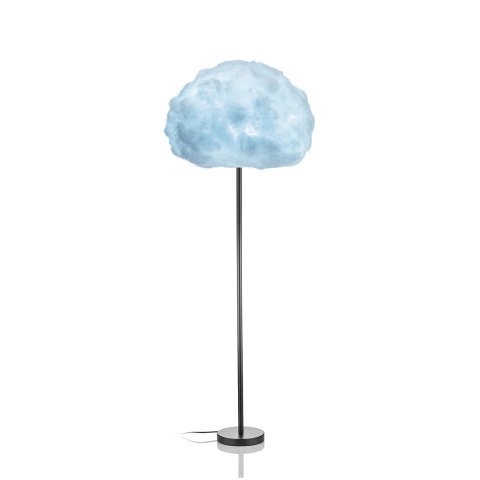 Bouffee Cloud Siyah Ayaklı RGB Işık Kumandalı 16 Renk Bulut Lambader