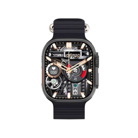 Hytech W69 Watch IOS ve Android Uyumlu MActive 2.05'' inç Geniş Ekranlı Siyah Akıllı Saat