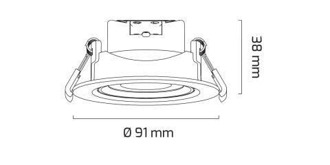 Goya Gy 1720 5W Sıva Altı LED Armatür