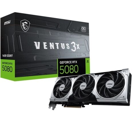 MSI RTX5080 16GB VENTUS 3X OC PLUS GDDR7 256bit HDMI DP PCIe 5.0